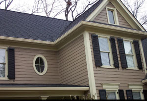 Gutter topper/cover installation sample