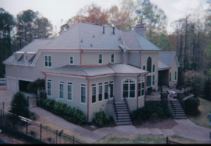 Gutter topper/cover installation sample